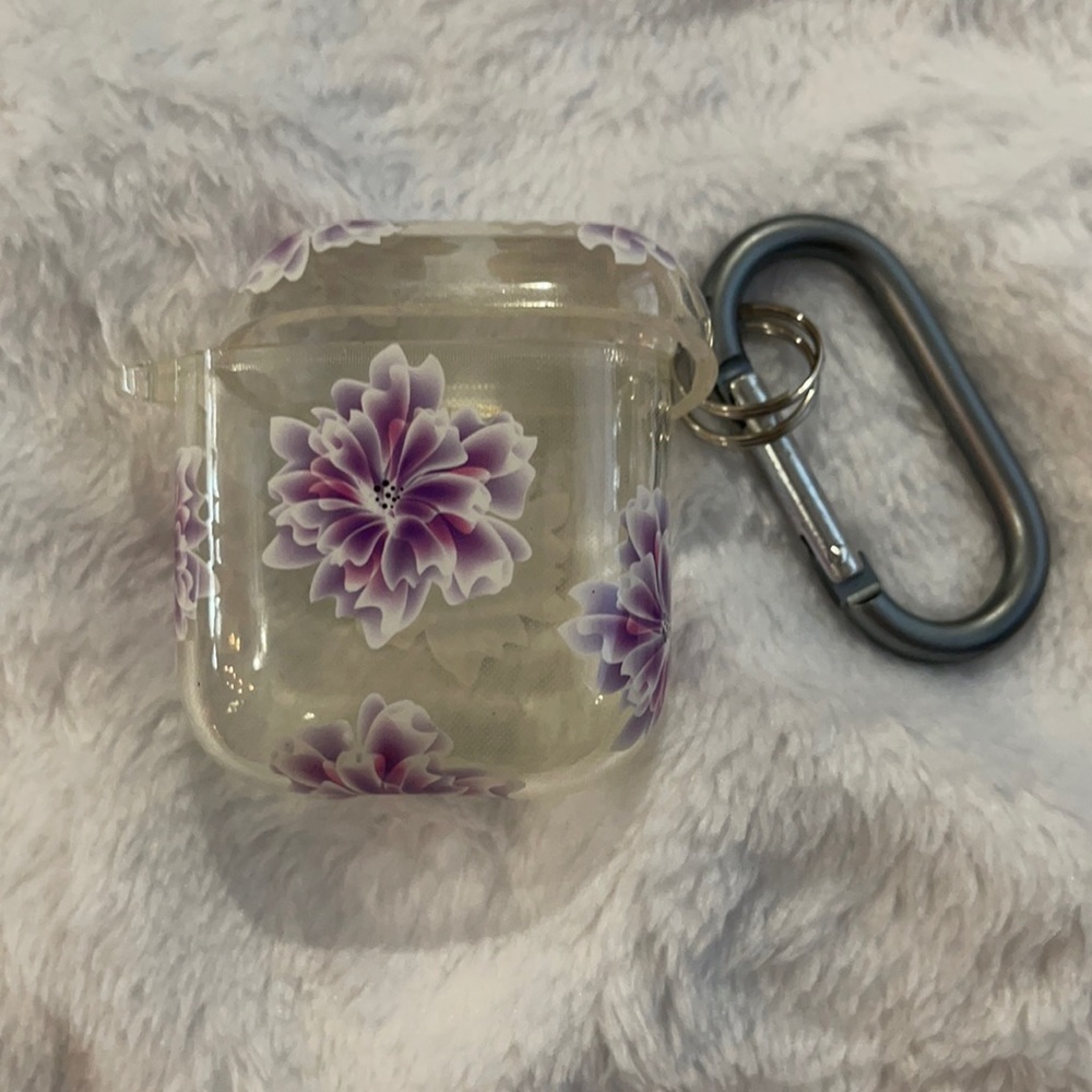NEW purple floral AirPod case